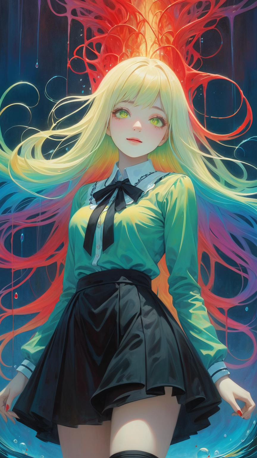 00542-238730020-a Girl,laughing,Colorful colors,surrounded by water bubbles,in the style of Kawacy,Masterpiece,Oil painting drawn in anime style.png